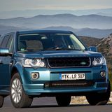 Allrad-Auto: ein Land Rover