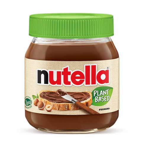 Die vegane Nutella hat einen grünen Deckel