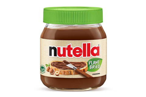 Die vegane Nutella hat einen grünen Deckel