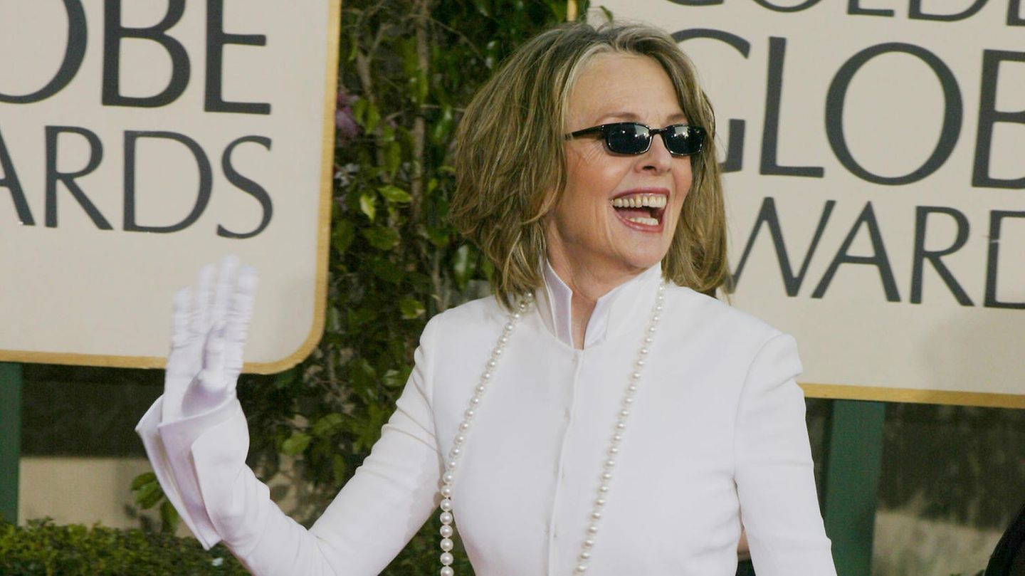 Diane Keaton bei den Golden Globes am 25. Januar 2004 im Beverly Hilton Hotel in Beverly Hills