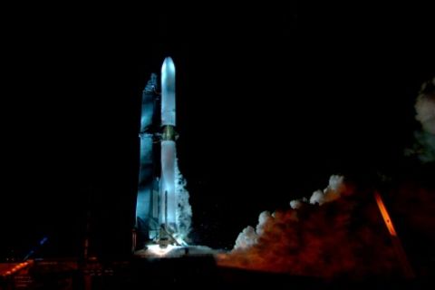 Die Rakete New Glenn des Unternehmens Blue Origin