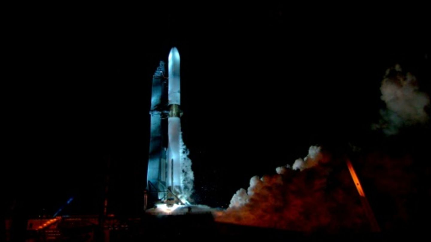 Die Rakete New Glenn des Unternehmens Blue Origin