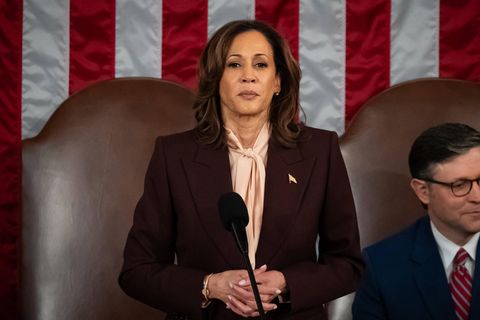 Als Vorsitzende des Senats musste Wahlverliererin Kamala Harris den Sieg von Donald Trump im Senat nun offiziell verkünden.