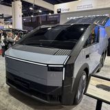 Das Xpeng-Transportauto war ebenfalls vorhanden