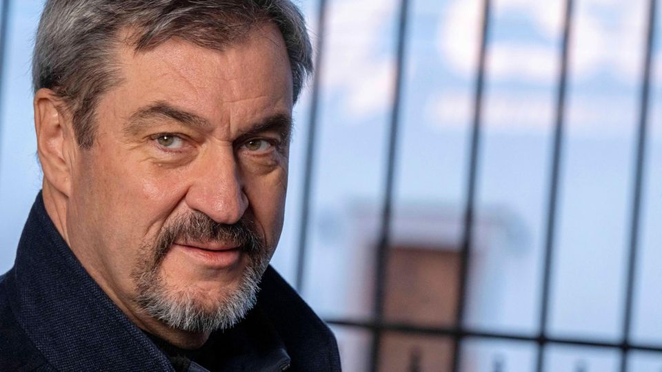 Nahaufnahme von Markus Söder, der in die Kamera blickt