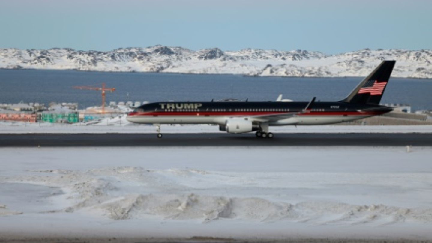 Flugzeug von Donald Trump Jr. in Grönland