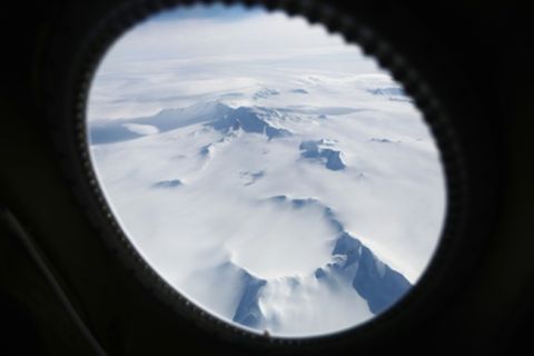 Antarktis aus der Luft