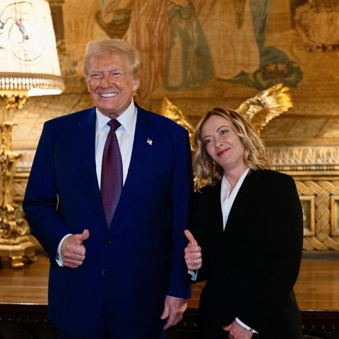 Donald Trump und Giorgia Meloni