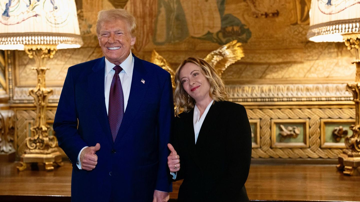 Donald Trump und Giorgia Meloni