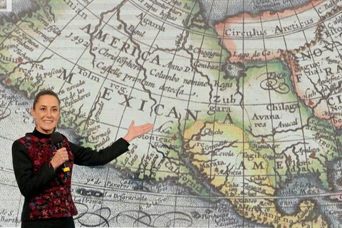 Mexikos Präsidentin Claudia Sheinbaum reagiert auf Trump