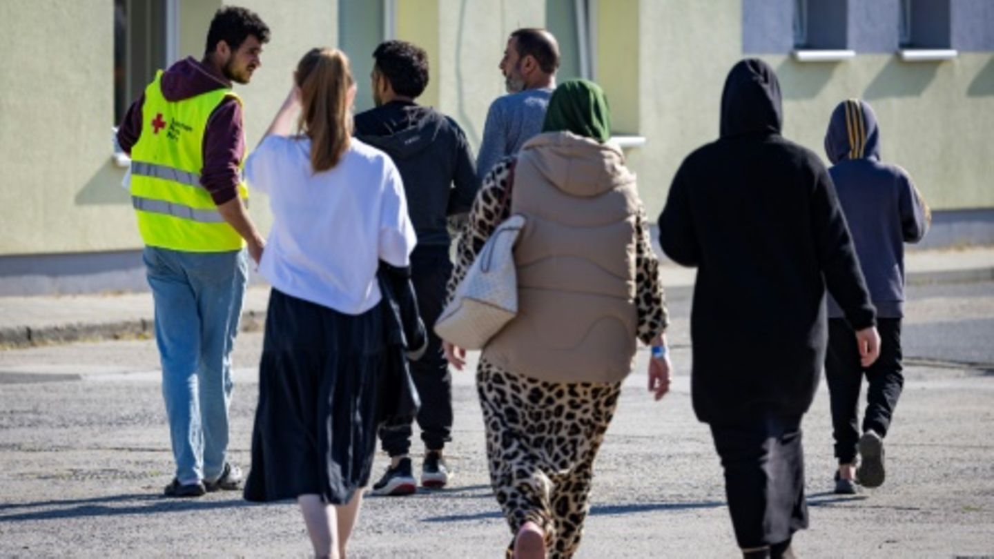 Asylbewerber in Unterkunft in Eisenhüttenstadt