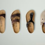 Birkenstock-Modelle "Madrid", "Arizona", "Gizeh" und "Boston" (v.l.n.r.)