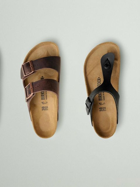 Birkenstock-Modelle "Madrid", "Arizona", "Gizeh" und "Boston" (v.l.n.r.)