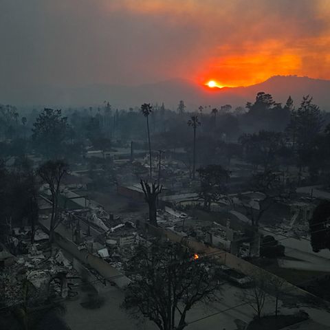 Not a war zone, but: Los Angeles. A firestorm has been raging across the metropolis since Tuesday. While the flames are still spreading elsewhere, the eastern suburb of Altadena is already in ruins