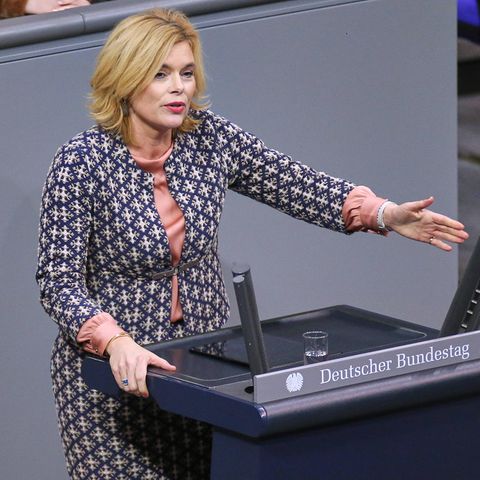 Julia Klöckner bei einer Rede im deutschen Bundestag
