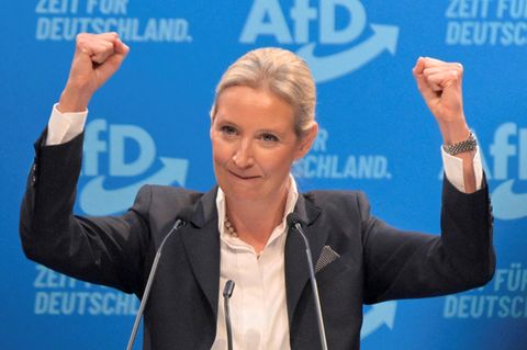 Alice Weidel nach ihrer Wahl zur Kanzlerkandidatin