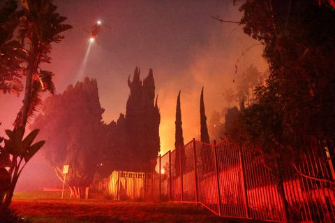 Los Angeles: Gluthimmel über Hollywood