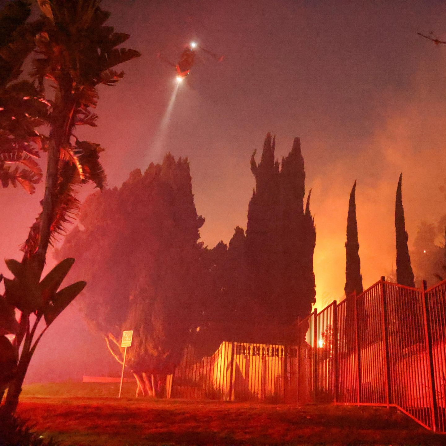 Los Angeles: Gluthimmel über Hollywood