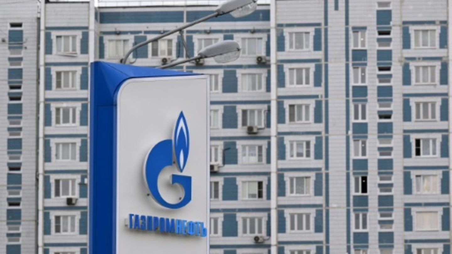 Logo des russischen Konzerns Gazprom Neft