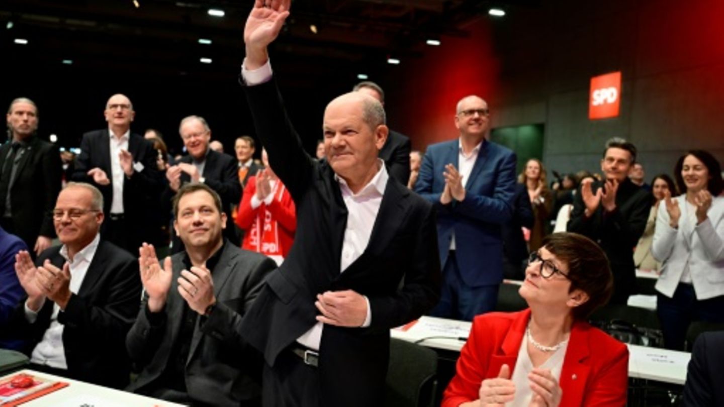 Scholz bei Parteitag in Berlin
