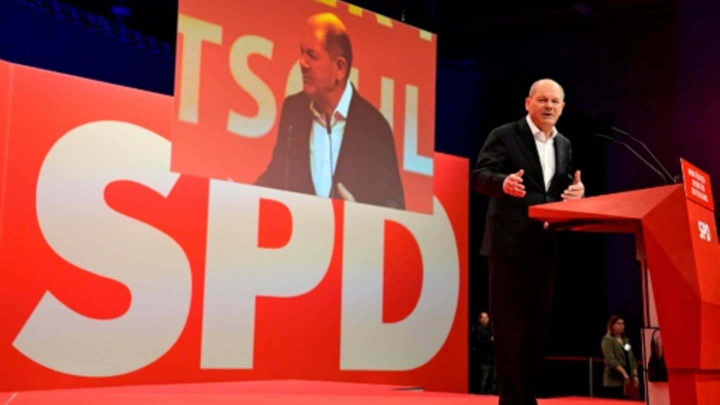 Scholz bei SPD-Parteitag