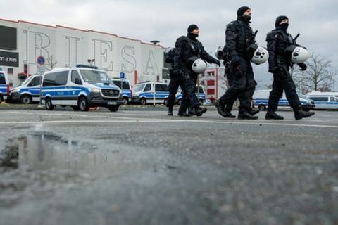 Polizeieinsatz in Riesa