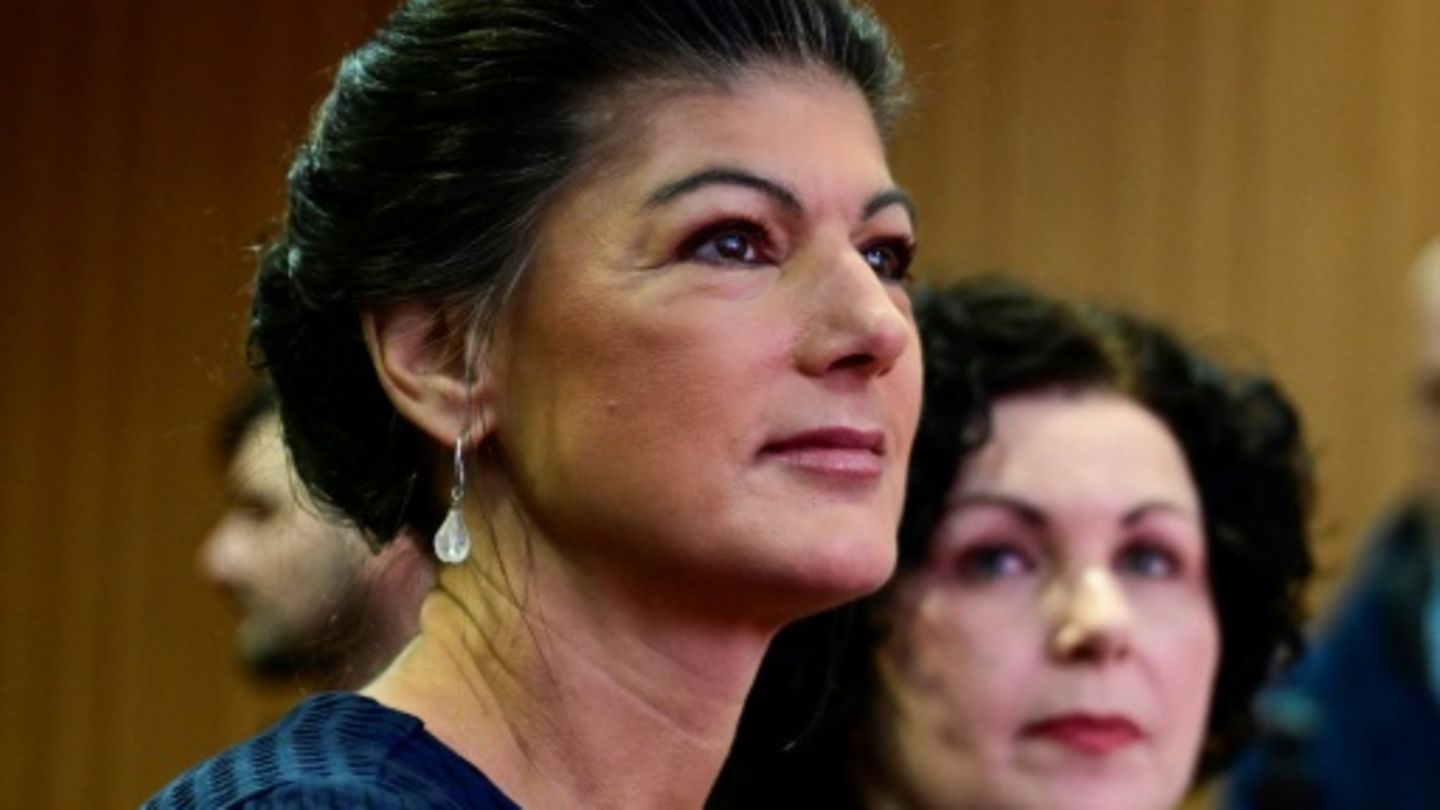 Wagenknecht (l.) und Mohamed Ali