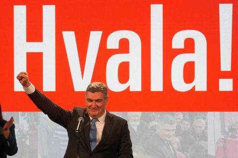 Zoran Milanovic, amtierender Präsident von Kroatien