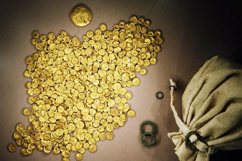 Keltische Münzen: Goldschatz von Manching