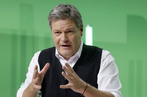Robert Habeck bei einer Wahlkampfveranstaltung
