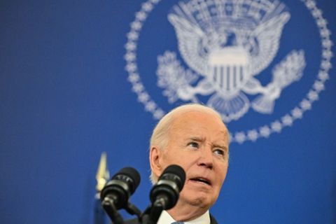 US-Präsident Joe Biden bei seiner Rede am 13. Januar im State Department in Washington