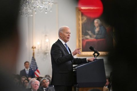 US-Präsident Joe Biden im Außenministerium
