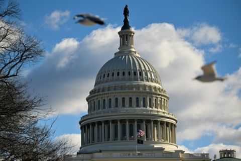 Das US-Kapitol, der Sitz des Kongresses, in Washington