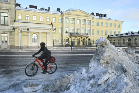 Präsidentenpalast in Helsinki,der Ort des Gipfels