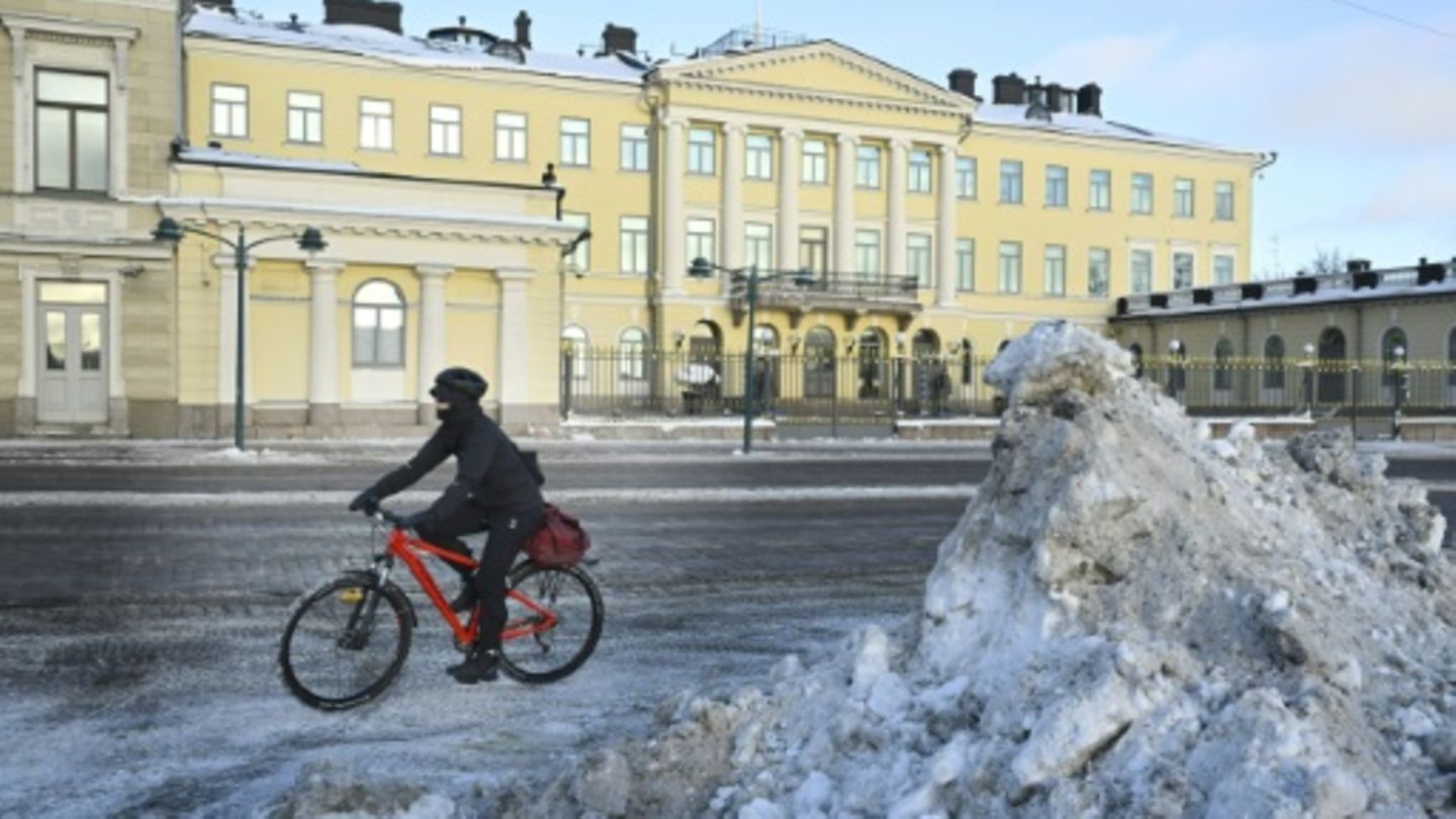 Präsidentenpalast in Helsinki,der Ort des Gipfels