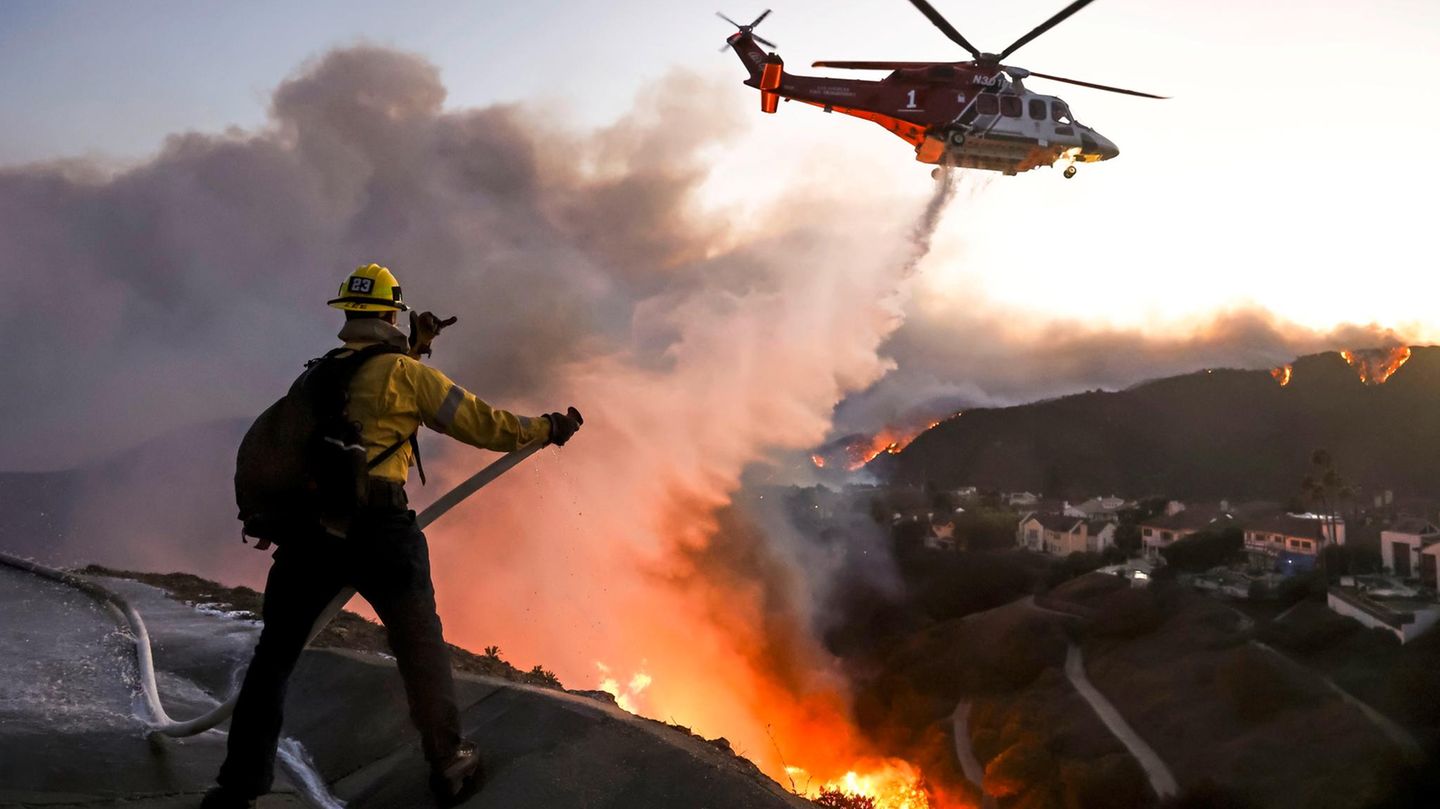 Tausende Einsatzkräfte kämpfen in Los Angeles seit einer Woche gegen die Flammenhölle, oft unter Einsatz ihres Lebens