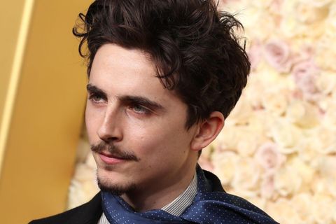 Timothée Chalamet mit Moustache