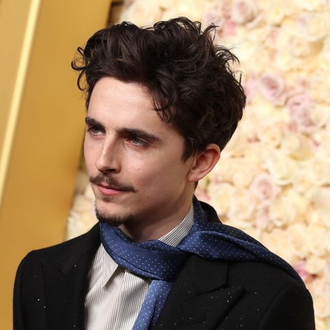 Timothée Chalamet mit Moustache