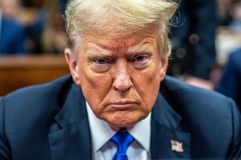 Der designierte US-Präsident Donald Trump vor Gericht