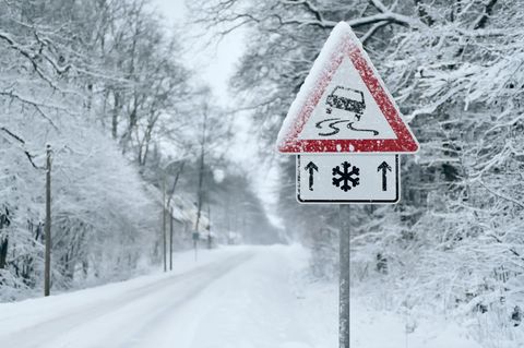 Wetterdienst warnt vor Glatteis