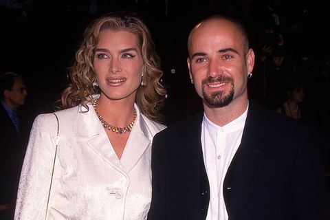 Brooke Shields und Andre Agassi