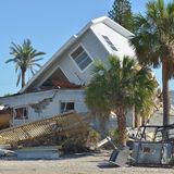 Hurrikan Milton hinterläßt zerstörte Häuser in Florida