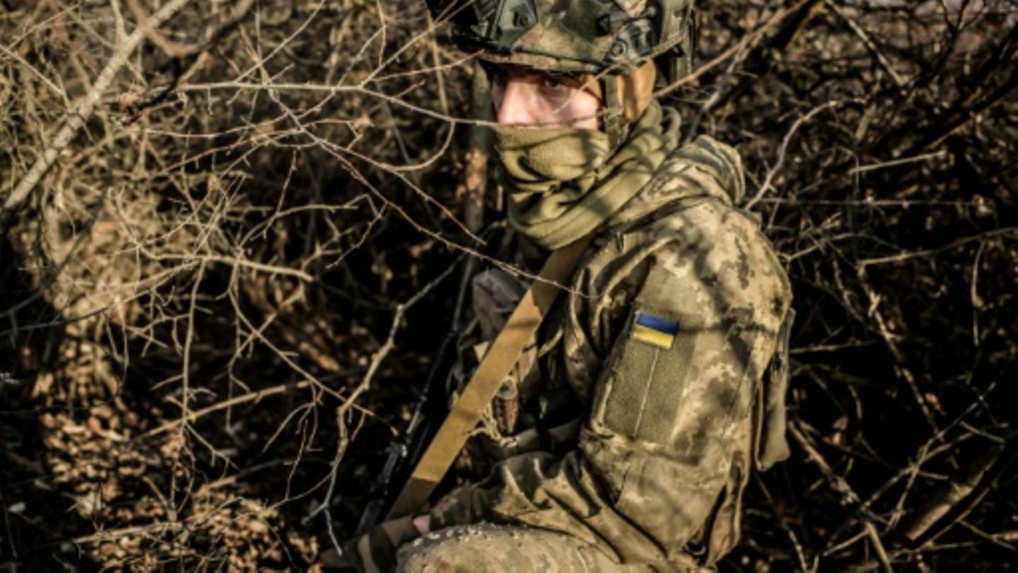 Ukrainischer Soldat
