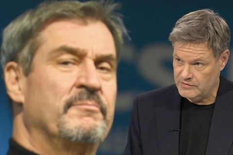 Robert Habeck, Spitzenkandidat der Grünen, erklärt in einem Interview über den CSU-Parteivorsitzenden Markus Söder, warum er diesen für regierungsunfähig hält.