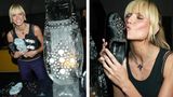 Model Heidi Klum stellt 2003 ihre Birkenstock-Kollektion in New York vor