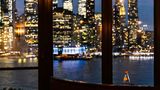 Der Hudson River bei Nacht