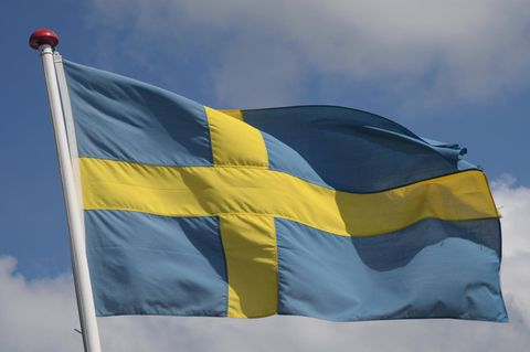 Die Flagge Schwedens