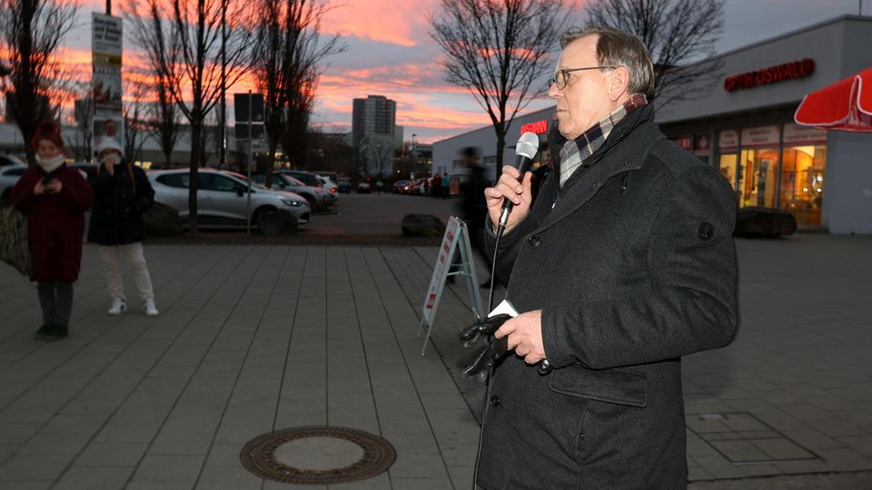 Bodo Ramelow im Wahlkampf