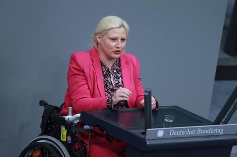 Stephanie Aeffner im Bundestag