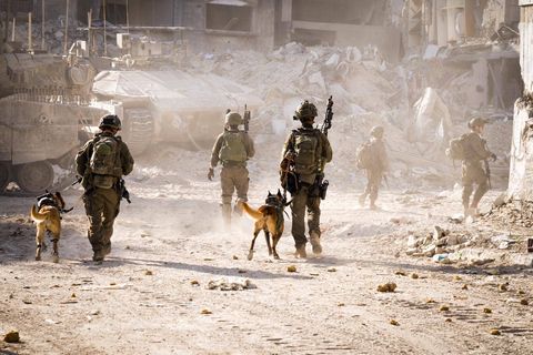 Israelische Soldaten bei einem Einsatz im Gazastreifen